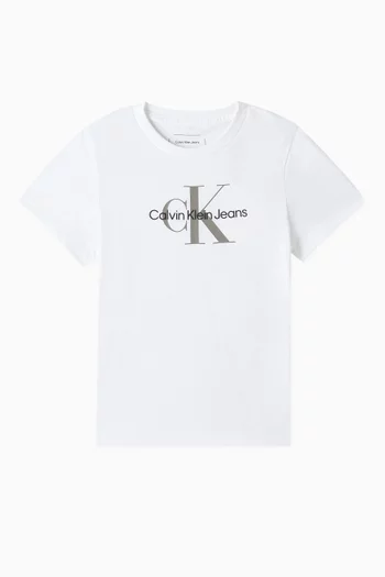 Ck Monogram T-shirt in Cotton-jersey