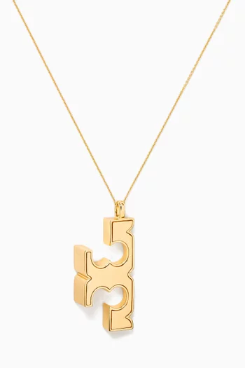 Tory burch rose gold necklace best sale