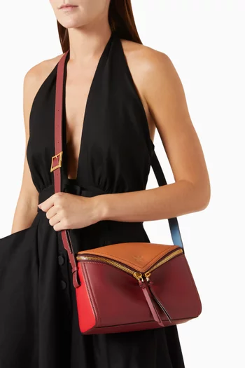 Diamant 3D Shoulder Bag in Leather