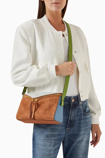 Diamant 3D Shoulder Bag in Leather