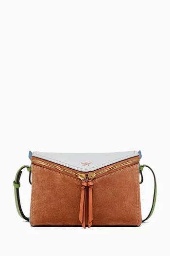Diamant 3D Shoulder Bag in Leather