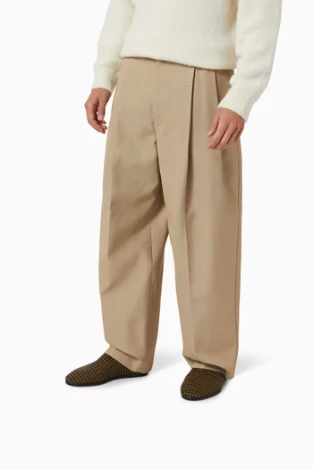 حذاء سهل الارتداء سنداي جلد مجدول