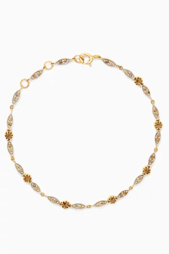 Ava Diamond Bracelet in 9kt Gold