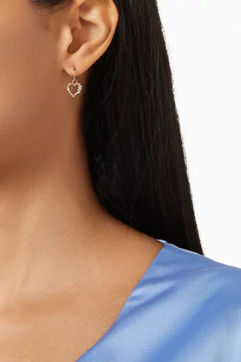 Billie Diamond Single Earring in 9kt Gold