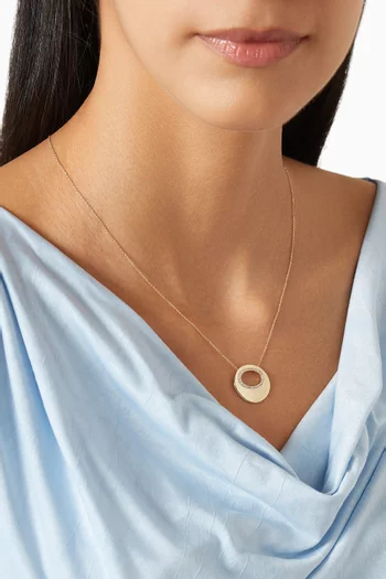 Gigi N1 Sapphires Necklace in 9kt Gold