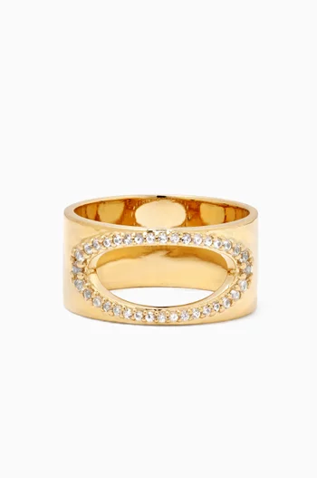 Billie Sapphires Ring in 9kt Gold