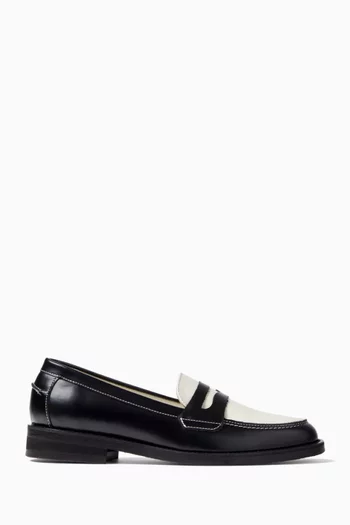 Wilde Penny Loafers in Italian Leather