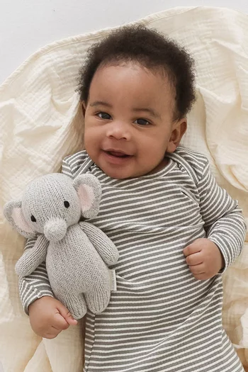 Baby Elephant Soft Toy in Cotton