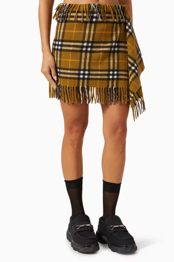 Vintage burberry mini skirt on sale