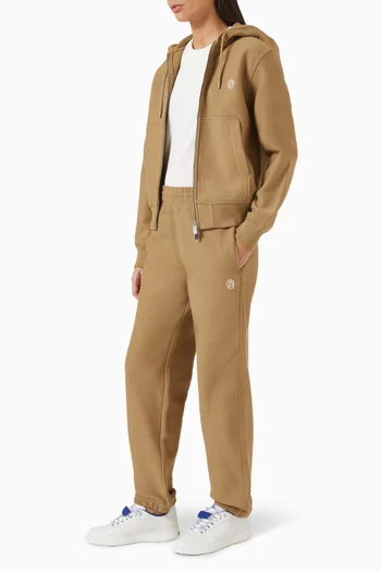 Elasticated-waist Pants in Cotton