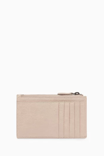 Le City Long Card Holder in Arena Lambskin