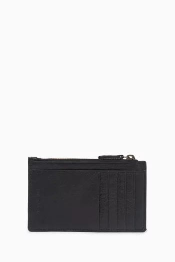 Le City Long Card Holder in Arena Lambskin