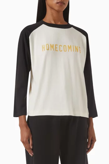 Baseball Long-sleeve T-shirt in Tri-blend Jersey