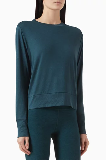 Daydream Crewneck Top in Technical-knit