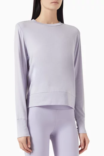 Daydream Crewneck Top in Technical-knit