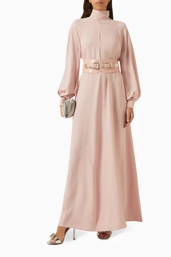 York Belted Maxi Dress