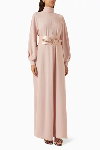 York Belted Maxi Dress