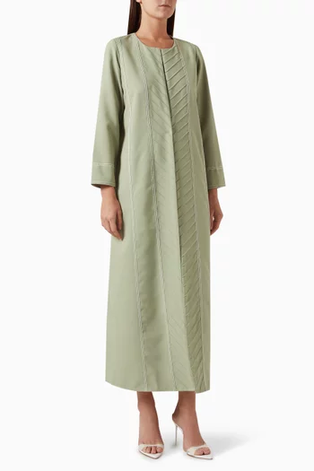 عباية بحياكة بلون مغاير