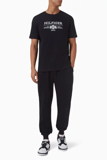 Cuffed-leg Sweatpants in Cotton-terry