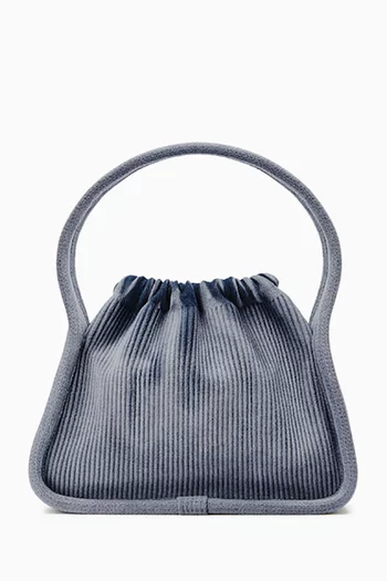 Small Ryan Bag in Rib-knit Cotton-blend