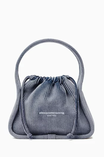 Small Ryan Bag in Rib-knit Cotton-blend