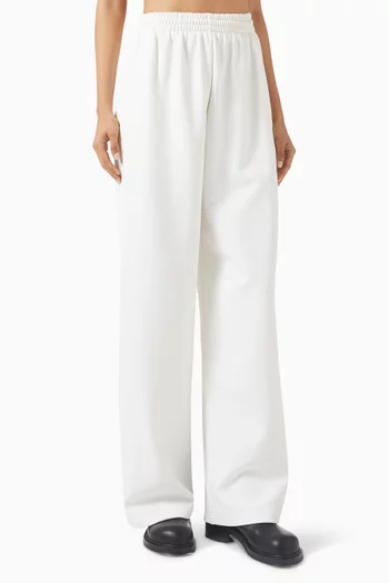 Semi-matte Track Pants in Italian Jersey