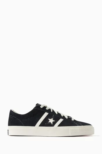 Buy Converse Black One Star Academy Pro Sneakers For Men Online Ounass Bahrain