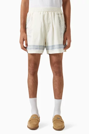 x Duke + Dexter Mountain Lion Resort Shorts in Ramie