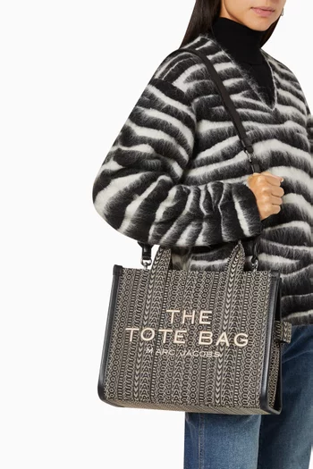 The Medium Tote Bag in Monogram Jacquard