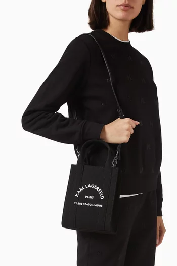  Small Square Tote in Canvas