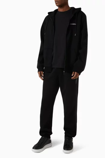 Side Tape Zip Hoodie