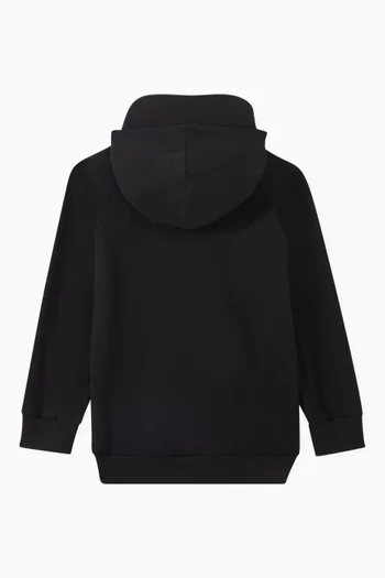 Dark Dean Hoodie in Organic Cotton-blend
