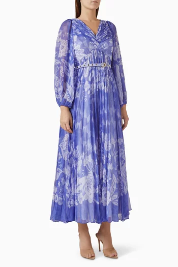 Magnolia Belted Midi Dress