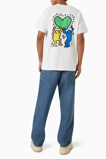 Keith Haring Type-2 T-shirt in Cotton