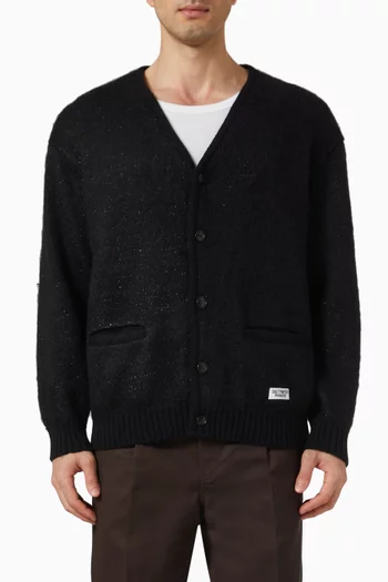 Type-1 Cardigan in Glitter Wool-blend