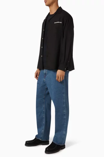 Washed Jeans in Denim