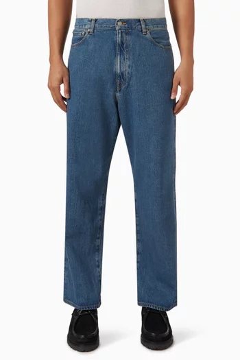 Washed Jeans in Denim