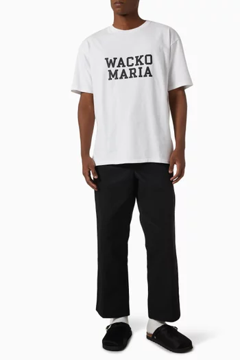 Washed Logo T-shirt in Cotton
