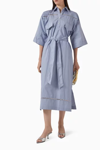 قفطان تيسا بحزام بوبلين