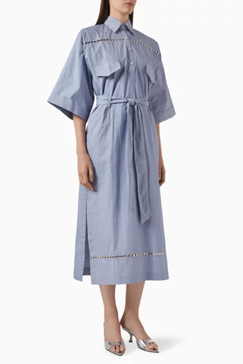 قفطان تيسا بحزام بوبلين