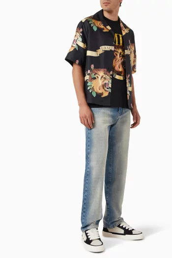 MA Quad Straight-leg Jeans in Denim