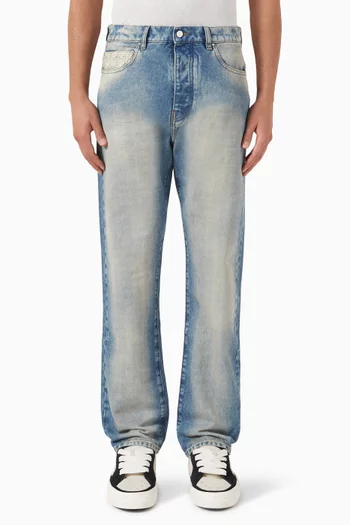 MA Quad Straight-leg Jeans in Denim