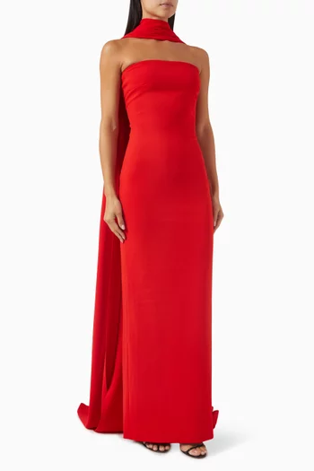 Ainhoa Scarf Maxi Dress