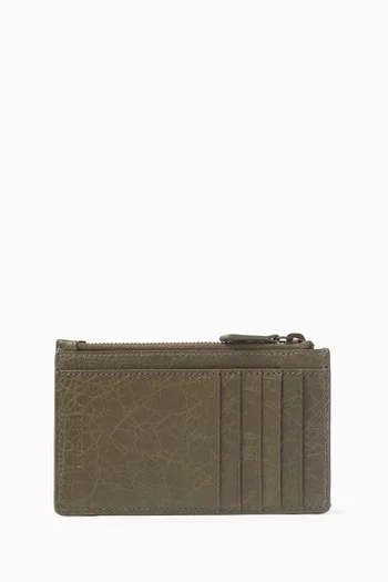 Le City Long Card Holder in Arena Lambskin