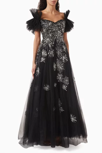 Mac duggal off the shoulder sales