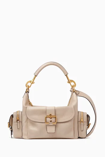 Medium Camera Bag in Leather
