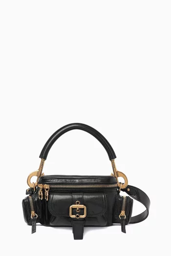 Small Camera Bag in Leather