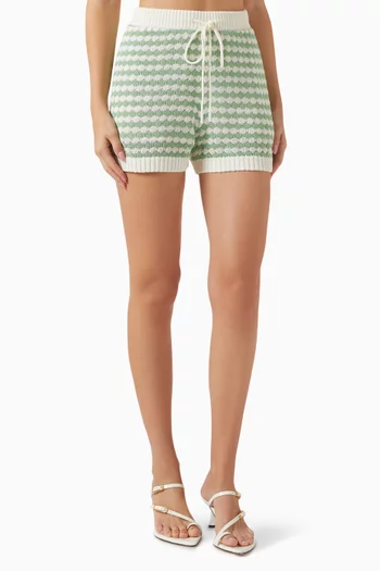 Everley Knit Shorts in Cotton Blend