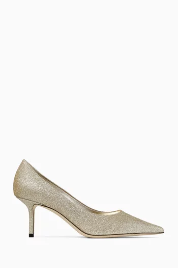 Love 65 Glitter & Leather Pumps