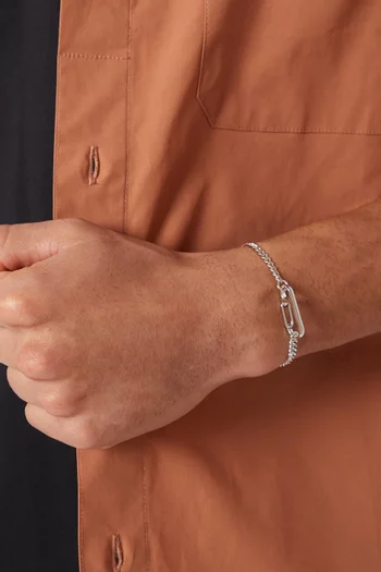 Ira Chain Bracelet in Sterling Silver